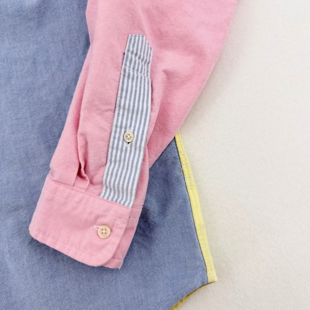 Polo Ralph Lauren Oxford Colorblock Classic Fit Button Down Mens S  Excellent - Picture 8 of 10